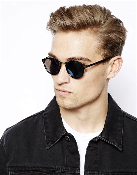 vintage round sunglasses for men.